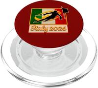 Italia 2026 SLALOM Vintage Italia Flag 2026 Sport invernali PopSockets PopGrip per MagSafe