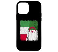 Italia Algeria Mezza Bandiera Patrimonio Algerino italiano Custodia per iPhone 12 mini