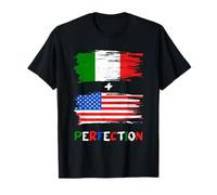 Italia America Bandiera Italiana Americana Perfezione Calcio USA Maglietta