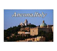 Italia Ancona paesaggio Puzzle 1000 Pezzi Adult Puzzle in Legno Gioco di Puzzle Souvenir Turismo Regalo