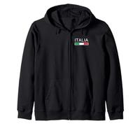 Italia Bandiera Italia Italia Italiano Patrimonio Famiglia Felpa con Cappuccio