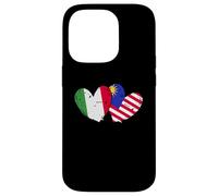 Italia Bandiera Malesia Maglia Amore Malese Italiano Custodia per iPhone 14 Pro