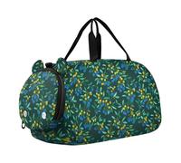 Italia Blueberry Verde Smeraldo Piccola Borsa da Palestra con Scomparto Scarpe Multifunzionale Viaggio di Notte Weekender Tote per Ragazzi e Ragazze bolso viajero