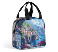 Italia Campania Costiera Amalfitana Borsa per il pranzo isolata Lunch Box a tenuta stagna Borsa termica per lavoro viaggi all'aperto