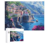 Italia Campania Costiera Amalfitana Puzzle per adulti Famiglia Attività Giochi Home Decor Puzzle 500 PCS