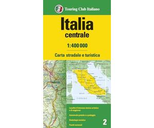 Italia centrale 1:400.000. Carta stradale e turistica: 2