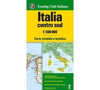 Italia centro sud 1:500.000. Carta stradale e turistica