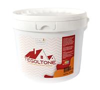 Italia colorpaint Tegoltone Pittura Acrilica per Tegole e Coppi Coperture in Fibrocemento e Tetti (Litri 2,5, Rosso)