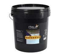 Italia Colorpanit Supergum Guaina Liquida Sigillante Elastomerica Fibrata Impermeabilizzante Resistente alle Intemperie (Kg 5, Bianco)