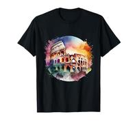 Italia Colosseo Roma I Love Italy Amante Maglietta