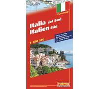 Italia del sud-Italien sud 1:650.000. Ediz. bilingue