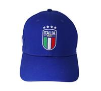 Italia FIGC Cappello con Visiera Prodotto Ufficiale Colore Azzurro
