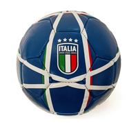 ITALIA FIGC Pallone da Calcio Licenza Originale, Palla da calcio - Misura 5 - Blu e Bianco - Professionale per Gioco e Allenamento