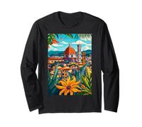 Italia Firenze Illustrazione Maglia a Manica