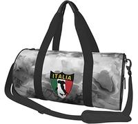 Italia-Flag-Love-Home-Italia- Borsone da viaggio Borsone sportivo pieghevole con ruote, marmorizzato