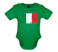 Italia Grunge Stile Bandiera - Bambino T-Shirt / Body - Viaggio Paese