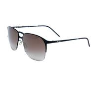 Italia Independent Black Metal Sunglasses