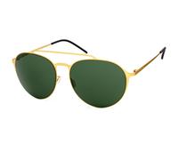 Italia Independent Gold Metal Sunglasses