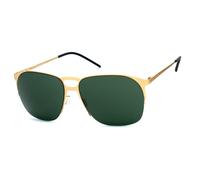 Italia Independent Gold Metal Sunglasses