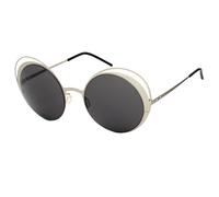 Italia Independent Gray Metal Sunglasses