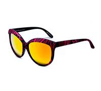 ITALIA INDEPENDENT 0092-ZEF-053 Occhiali da Sole, Multicolore (Rojo/Nero), 58.0 Donna