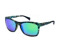 ITALIA INDEPENDENT 0112-035-000 Occhiali da Sole, Multicolore (Nero/Verde), 54.0 Unisex-Adulto
