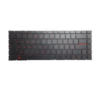 Italia IT Tastiera Retroilluminata per Laptop Parole Rosse per MSI GF63 Thin 8S 8SC 8RCS MS-16R1 MS-16R3 Nero Senza Cornice Nuovo