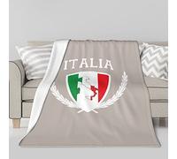 Italia Italia Bandiera Italiana Coperta In Pile Di Agnello Coperta Termica A Doppia Faccia Condizionatore D'aria Coperta Da Letto 50"x40"
