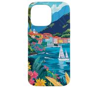Italia Lago di Como Arte Custodia per iPhone 14 Pro Max