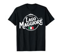 Italia Lago Maggiore Elegante City Travel Design Maglietta