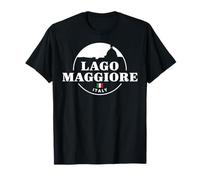 Italia Lago Maggiore Elegante City Travel Design Maglietta