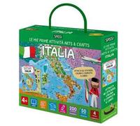 Italia. Le mie prime attività arts & crafts. Con Adesivi