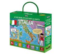 Italia. Le mie prime attività arts & crafts. Con Adesivi
