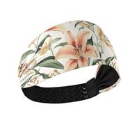 Italia Lily Lilium Bellezza Fiori Estivi Antiscivolo Fasce per adulti per le donne Elastici per capelli per le donne per lavare il viso Pallavolo Calcio Palestra Colorato Duchshund Cane Stelle
