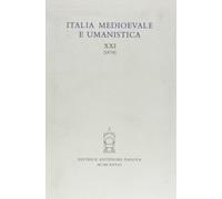 Berti, Giovanni (dir - Italia Medioevale e Umanistica. Periodico annuale. XXI (1