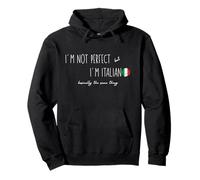 Italia Non Sono Perfetto ma Sono Italiano Felpa con Cappuccio