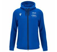 Italia Pallone da basket macron Uomo Giacca con cappuccio 58574415 blu XL
