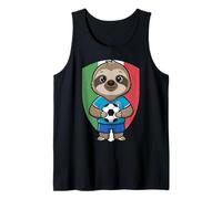 Italia, Pallone da Calcio, Bradipo, Tifoso di Calcio Canotta