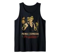 Italia Prima L'Espresso Poi Parliamo Rana Italiana caffè Canotta