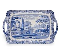 Italia Primula Rossa Bandiera Disegno del Vassoio Grande, Blu