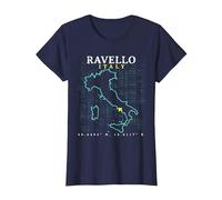 Italia Ravello Maglietta, Donna, Navy, XL