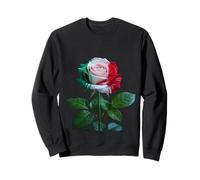 Italia Rose Bandiera Italiana Felpa