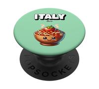 Italia Spaghetti Bolognese National Food Italy Noodels PopSockets PopGrip Adesivo