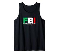 ITALIA T-shirt - FBI - Italiano a sangue intero - Bandiera Italiana Canotta