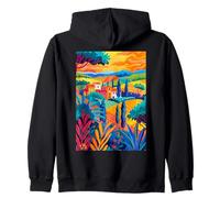 Italia Tema Maremma Arte Felpa con Cappuccio