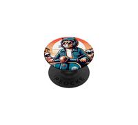 Italia Vacanza E Gatto Guida Un Ciclomotore PopSockets PopGrip Adesivo