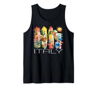 Italia, Vacanze Italiane, Italia Lover Tee, Italia Mappa, Italiano Canotta
