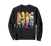 Italia, Vacanze Italiane, Italia Lover Tee, Italia Mappa, Italiano Felpa