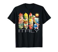 Italia, Vacanze Italiane, Italia Lover Tee, Italia Mappa, Italiano Maglietta