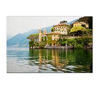 Italia Villa del Balbianello Lago di Como Puzzle 1000 Pezzi Adult Puzzle in Legno Gioco di Puzzle Souvenir Turismo Regalo